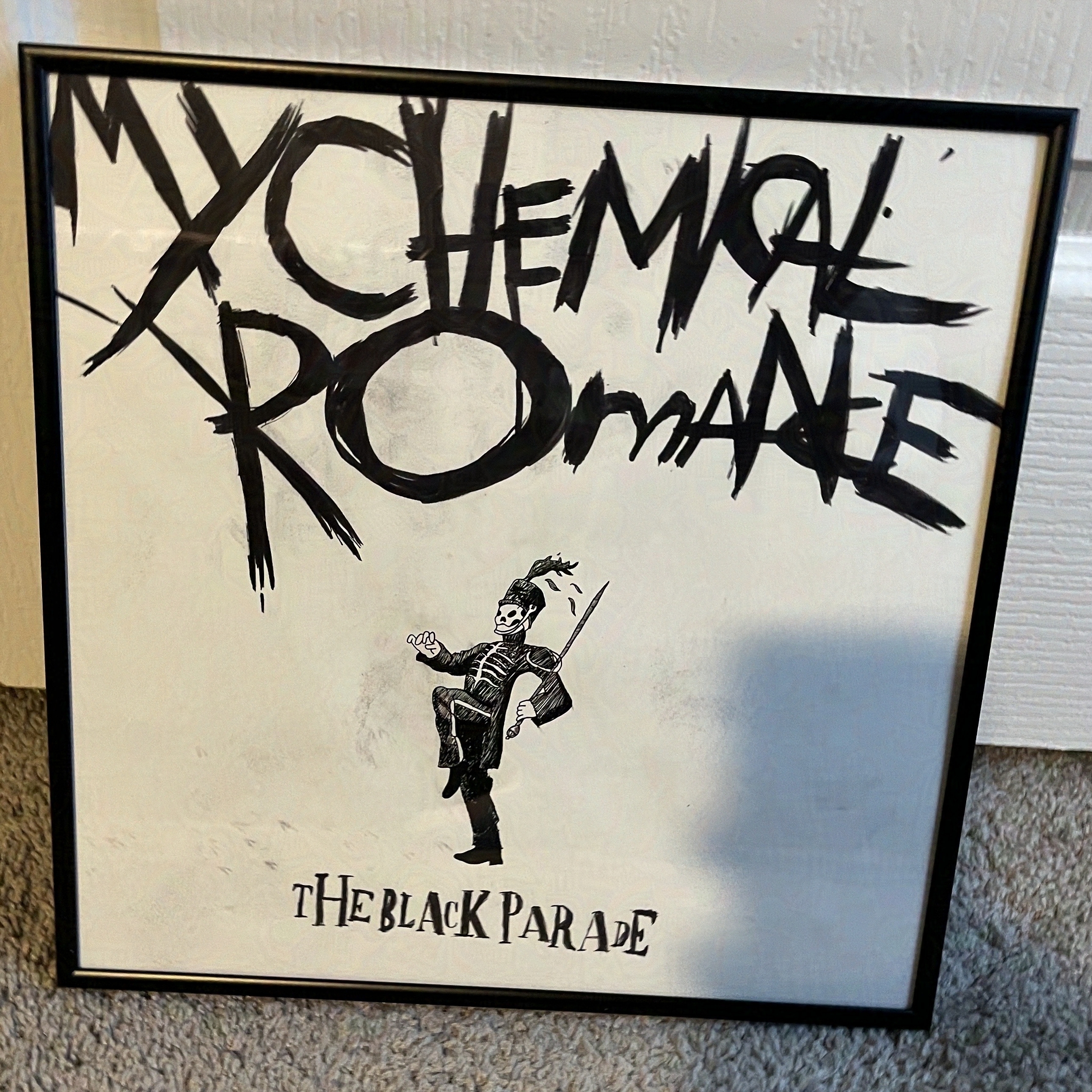 Sketch of My Chemical Romance The Black Parade album cover.