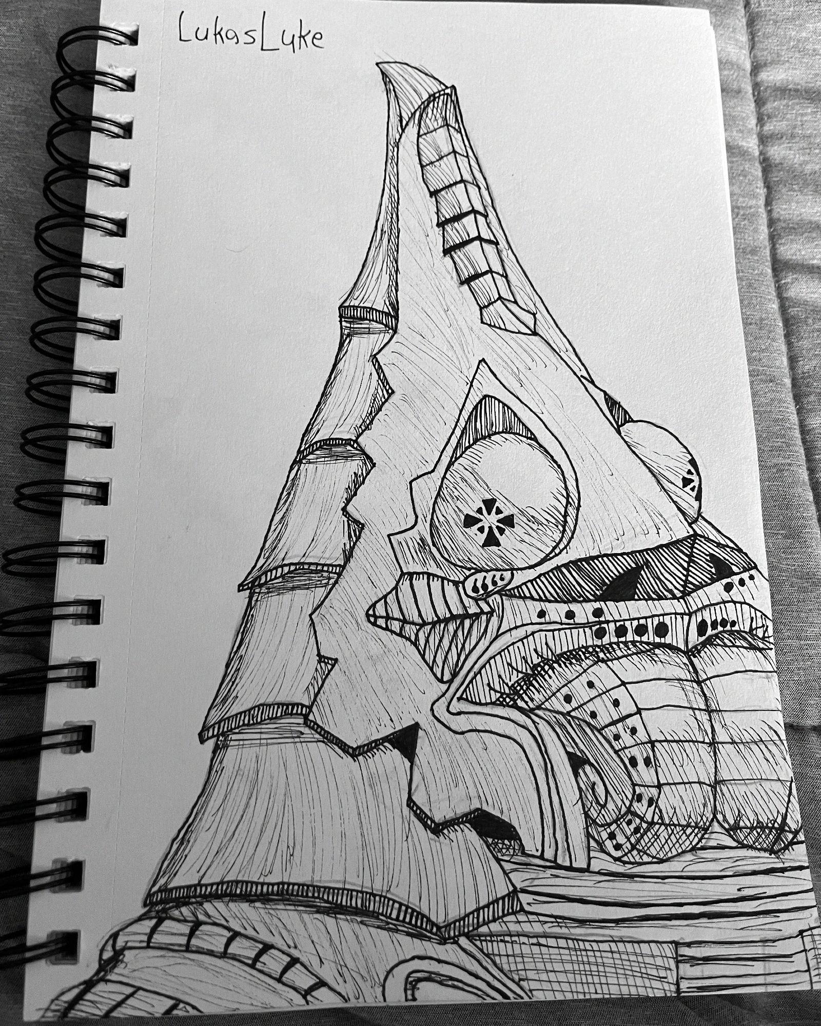 Sketch art of Zant from The Legend of Zelda: Twilight Princess.